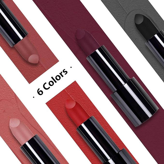 MĒTYSURMatte Lipstick - Highly Pigmented & Long-Lasting, Nourishing Hydrating Lipstick with Smudge-Proof & Waterproof Formula, Cruelty-Free Lip Makeup, 1 Count