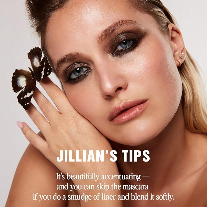 Jillian Dempsey Khol Eyeliner: Clean, Waterproof Eyeliner Pencil with Built-In Smudger for Effortless Blending – Rich Pigment, Cruelty-Free, Chimpy Blue