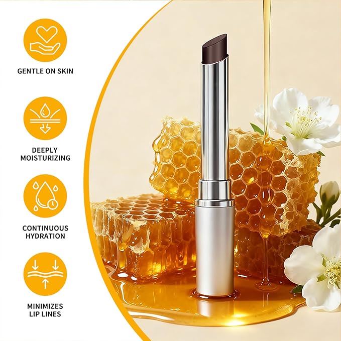Honey Lip Tinted Lip Balm, Nourishing Hydrating Natural Color, Moisturizing Lip Care for Soft Lips for Daily Use, Enhances Lips with a Subtle Tint, Long Lasting, Lightweight