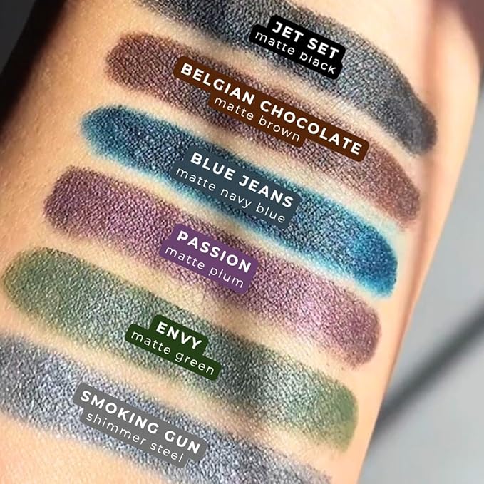 Honeybee Gardens Effortless Eye Liner Pencil in Blue Jeans, Rich Pigmentation, Smooth, Long-Wearing, Vegan, Gluten-Free