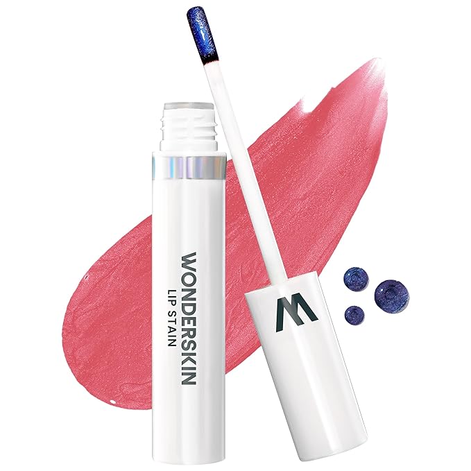 Wonderskin Wonder Blading Peel and Reveal Lip Liner & Lip Stain Masque – Long-Lasting Waterproof Tint, Transfer-Proof Matte Finish, Peel Off Makeup (Romance Stain & Go)
