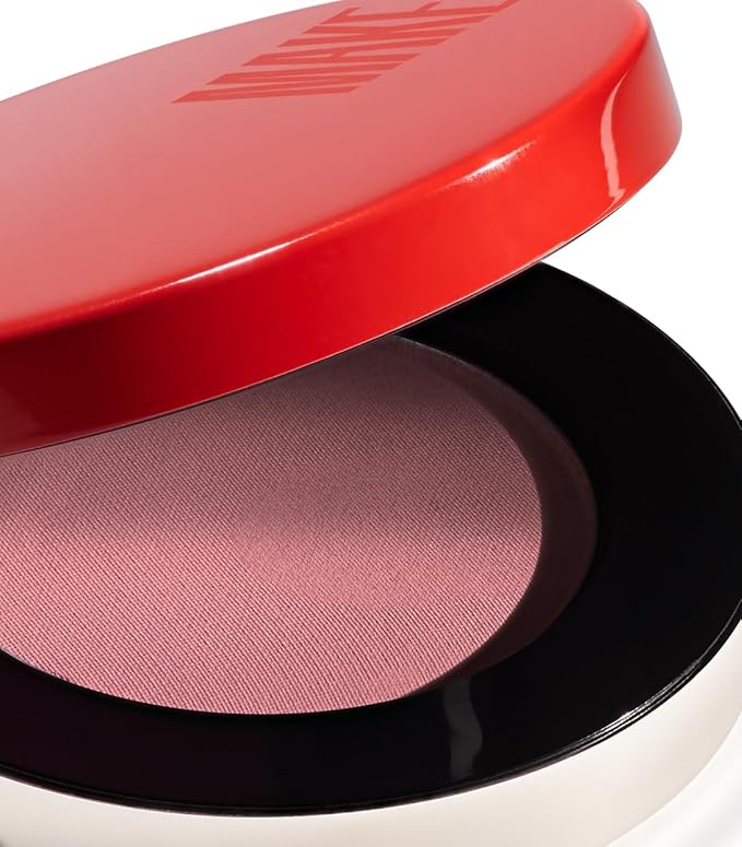 MAKE Beauty Skin Mimetic Microsuede Blush - Matte Powder Blush for Cheeks with Long Lasting Color - Non Comedogenic, Travel Size Makeup Single Palette. Shade - Mystic Mauve