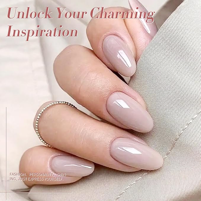 Born Pretty 6 Colors Fall Nail Polish Set - Brown Khaki Burgundy Red Neutral Nude Pink Light Purple Fall Winter Quick Dry Nail Lacquer,Nails Art DIY Home Salon Gift for Women