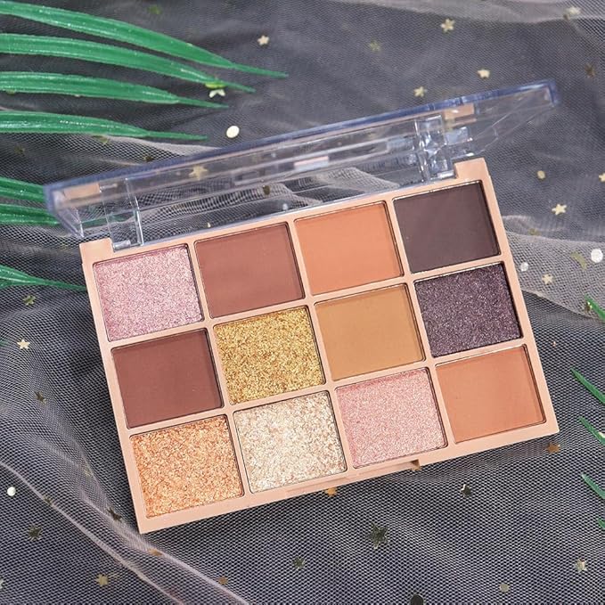 Neutral Eye Shadow Palette,Nude Pink Champagne Naked Cream Eyeshadow Palette,Make Up Pallets for Women Eyeshadow for Eyes Long Lasting Naturing-Looking