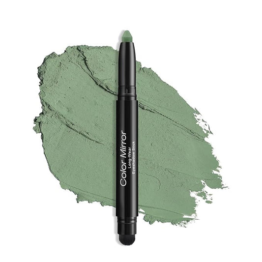 Longwear Cream Eye Shadow Sticks(36 Matte Avocado), Smudge-Proof, Waterproof Eyeshadow,Silky Formula Glitter With Makeup Brush,Green Eyeshadow Stick