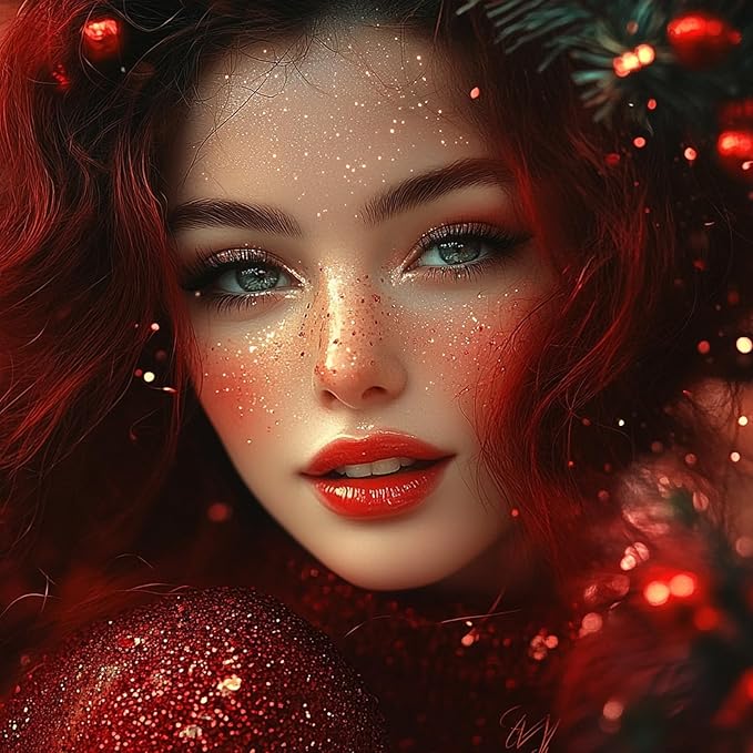 Red Body Hair Glitter Stick, Mardi Gras Makeup Chunky Sequins Face Glitter Rave Singer Concert for Kids, Halloween Glitter Paint for Kids,Waterproof Shimmer Accessories for Parties Carnival