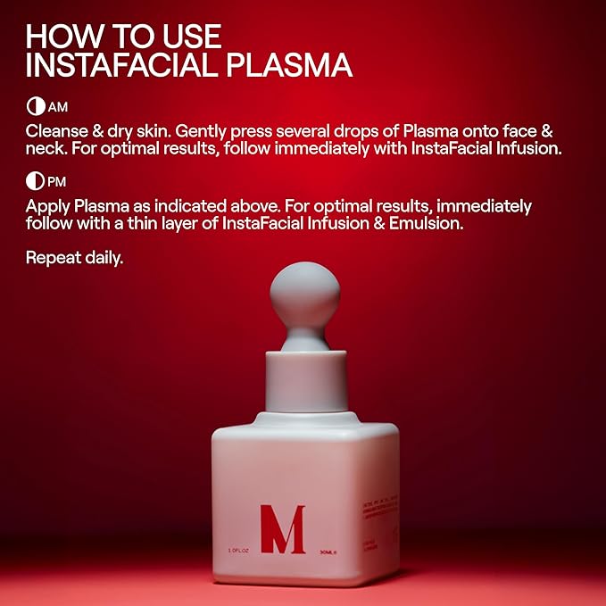 Dr. Diamond's Metacine InstaFacial Plasma Bioactive Growth Factor Serum | Bio-identical PRP Inspired Formula with Hyaluronic Acid & Peptides - Repair & Rejuvenation for Fine Lines & Wrinkles, 1 fl oz