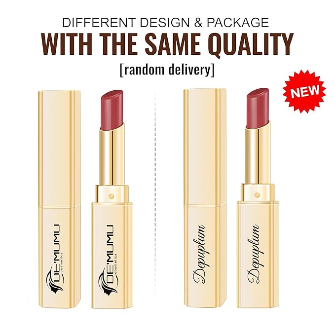 3Pc Dark Red Lipsticks Set for Women Hydrate Lipstick Glossy Moisture Lip Gloss Sheer-Medium Coverage Long Lasting Lipsticks for Dry Lips, DM68/95/98