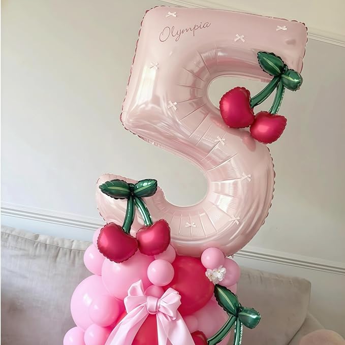 40 Inch 2 Balloon Number, Large Dusty Baby Pink Foil Number 2 Balloons Birthday Party Decor, Light Blush Matte Pink Mylar Helium Self Inflating Two Balloon for Girl 2nd Birthday Baby Shower Decoration