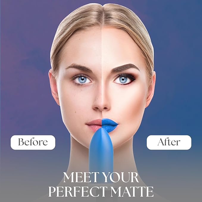 lipstick provides smooth moisturizing application creamy on my lips hydrating long lasting wear non-sticky glides on provides maximum color organic shea butter-blue