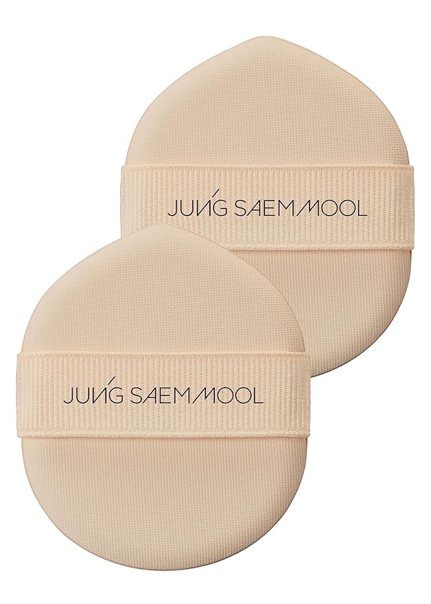 [JUNGSAEMMOOL OFFICIAL] Easy-Tap Puff (2p) Foundation Puff