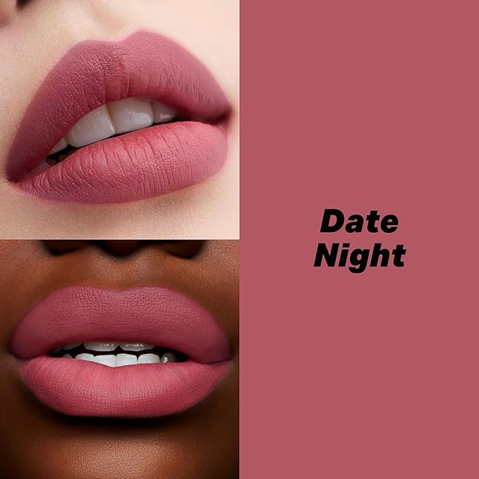 16-Hour Volumizing Matte Liquid Lipstick with Non-Drying, Waterproof Matte Liquid Lip Color: 106 Date Night, 0.14 Fl Oz