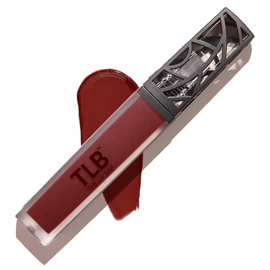 The Lip Bar - Nonstop Liquid Matte Lipstick, Brickhouse (Soft Brown) - High Pigment - One Swipe - Long Lasting - Jojoba Oil & Vitamin E - Vegan & Cruelty Free - Makeup & Cosmetics - .24 fl oz