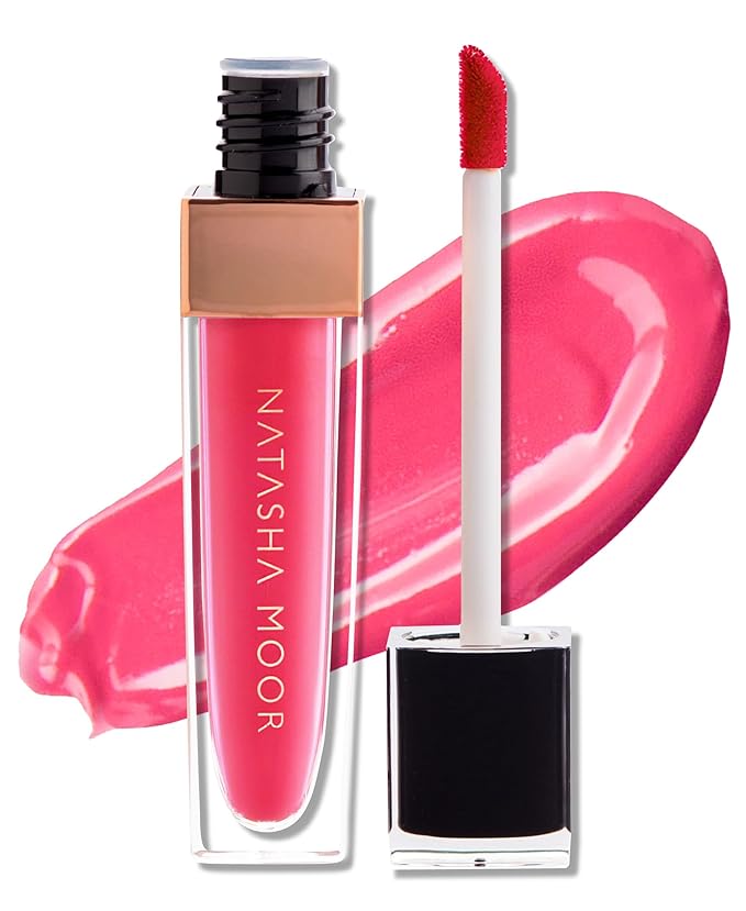 NATASHA MOOR: Molten Matte Liquid Lipstick - Long-Lasting, Hydrating, Matte Finish with Moisturizing Vitamin E - Waterproof, Kiss-Proof, Cruelty-Free - 12-Hour Stay Power - VIVACIOUS