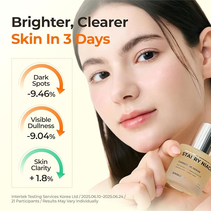 15% Niacinamide + Alpha Albutin + Banana PDRN Starry Niacin 15 Correcting Serum – Potent Brightening Serum for Uneven Tone & Dark Spots, Fragrance-Free | Korean Skincare (1.01 fl.oz / 30ml)