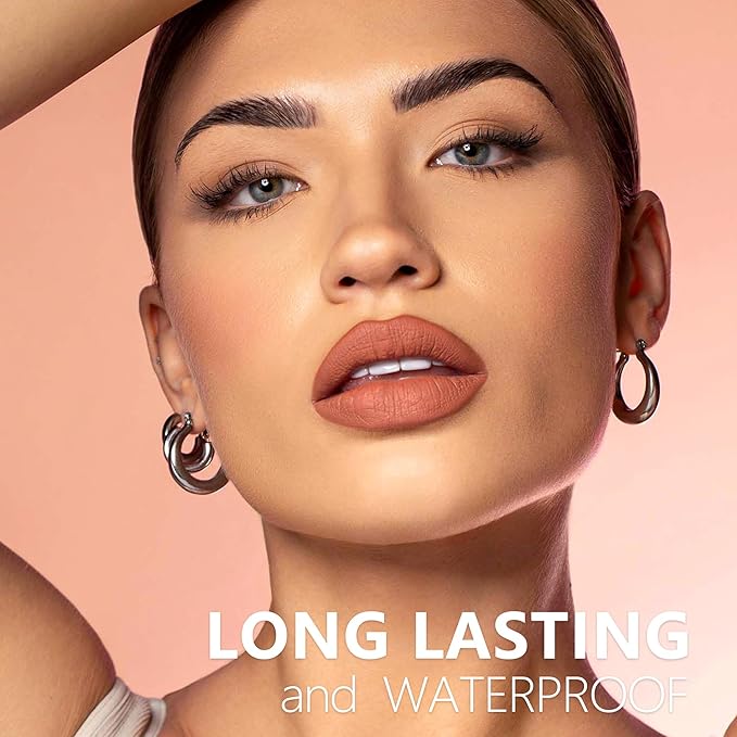 Nude Lipstick Long Lasting Lipsticks for Women Pigmented Smudgeproof Transferproof Vegan Cruelty Free Lip Makeup, A59 For Love