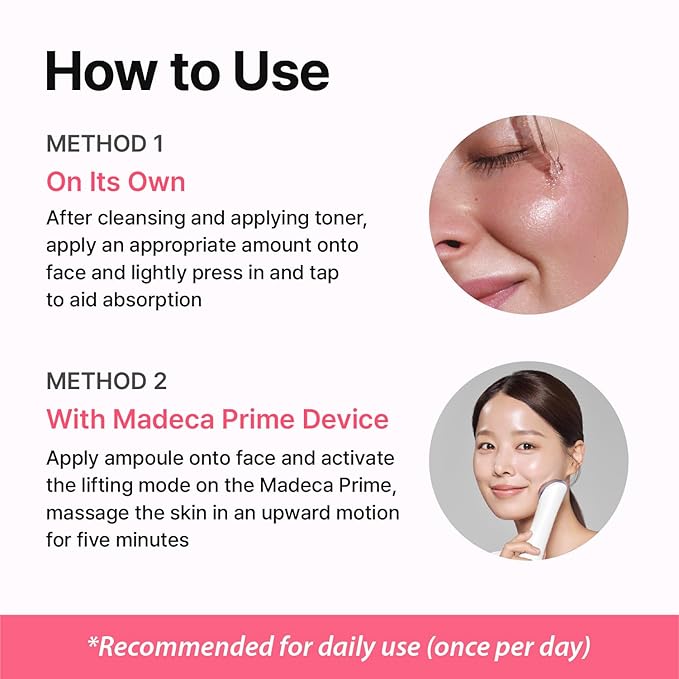 Centellian 24 Collagen Tightening Boosting Ampoule (1.01fl oz) - Firming & Lifting Serum with Low-Molecular Collagen, Deep Hydration & Skin Elasticity Boost, Korean Skin Care