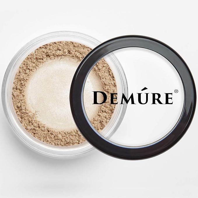Demure Mineral Make Up (Mocha Ice) Eye Shadow, Shimmer Eyeshadow, Loose Powder, Glitter Eyeshadow, Eye Makeup, Professional Makeup