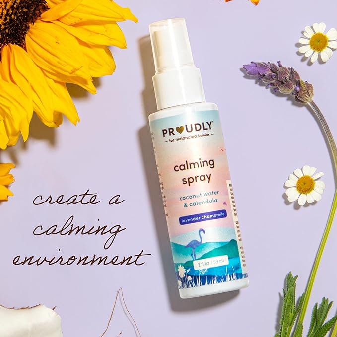 PROUDLY Calming Spray by Gabrielle Union & Dwyane Wade, Gentle Room, Linen & Skin Mist, Sleep Mist with Natural Fragrance, Lavender & Chamomile, 2-Pack (2 oz each)