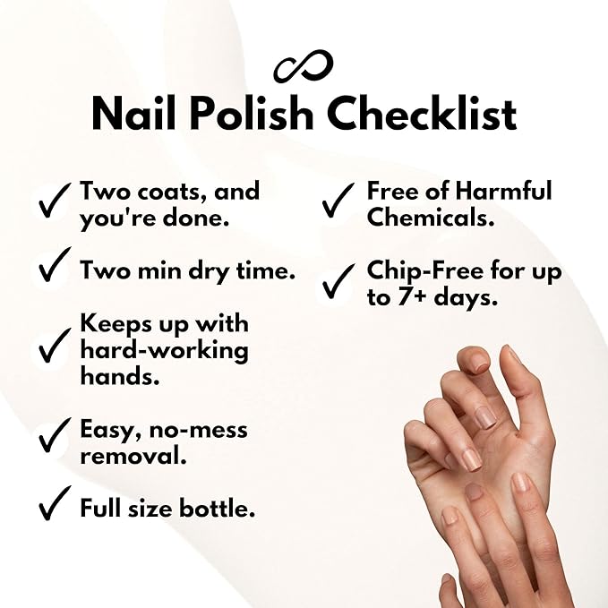 Eternal Nude Nail Polish Set for Women (LIGHT NUDES) - Brown Nail Polish Set for Girls | Lasting & Quick Dry Natural Nail Polish Kit for Home DIY Manicure& Pedicure | Made in USA, 13.5mL (Set of 4)