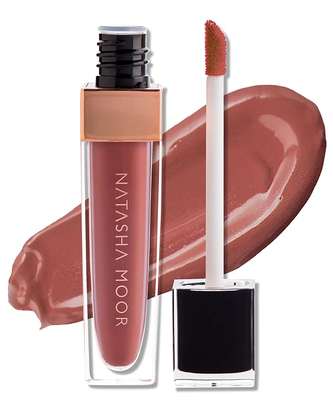 NATASHA MOOR: Molten Matte Liquid Lipstick - Long-Lasting, Hydrating, Matte Finish with Moisturizing Vitamin E - Waterproof, Kiss-Proof, Cruelty-Free - 12-Hour Stay Power (HUSTLER)