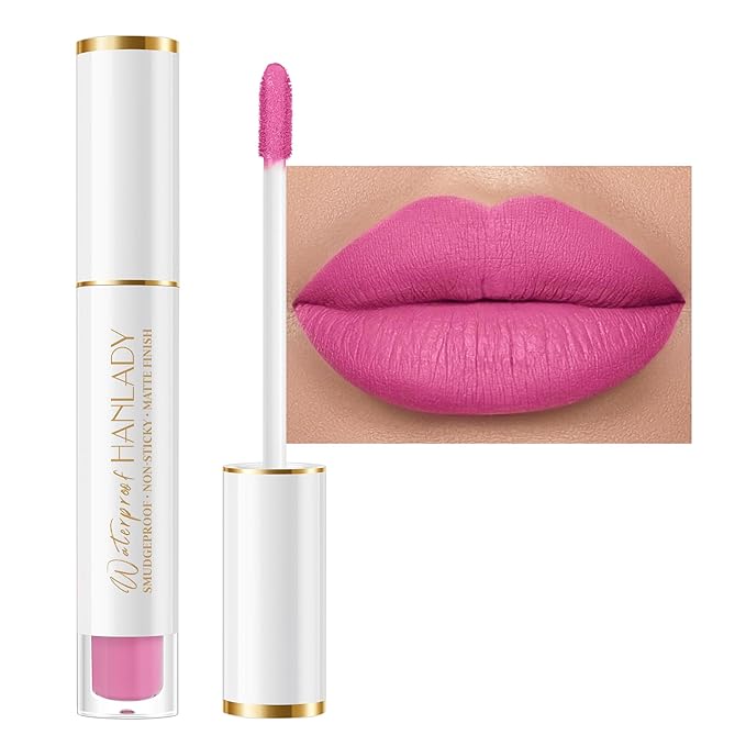 Pink Lipstick Long Lasting Lipsticks for Women Pigmented Smudgeproof Transferproof Vegan Cruelty Free Lip Makeup, A43 Life in Pink
