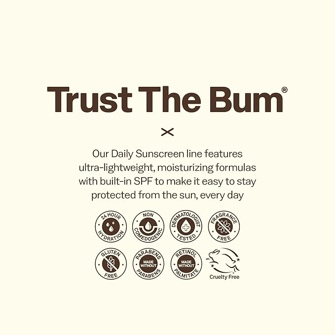 Sun Bum Daily SPF 30 Glow Sunscreen Face Lotion - Moisturizing Facial Sunscreen - Tinted - Dewy Finish - Hawaii 104 Act Compliant (Made without Octinoxate & Oxybenzone) - Travel Size - 1.7 oz