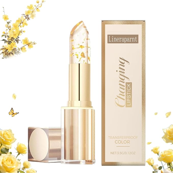 Transfer Proof Color Changing Lipstick, Color Changing Lipstick for Women, Transferproof Color-Changing Lipsticks Crystal Clear Alchemy Auto-Tints on Contact (1PCS)