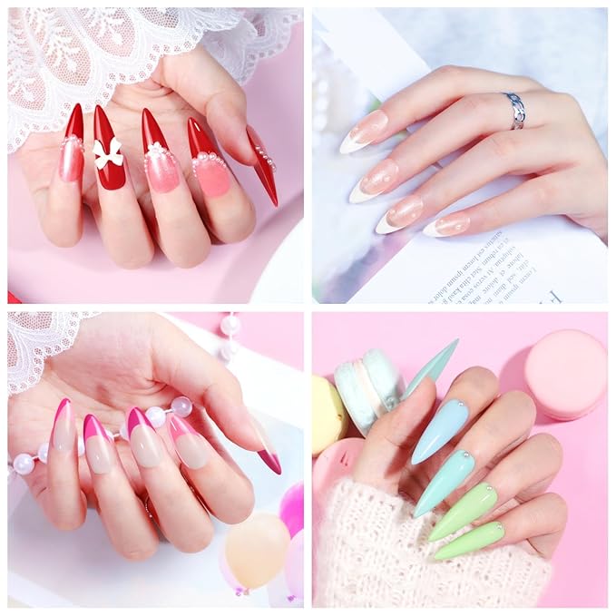 COSCELIA 40PCS Gel Nail Polish Set, 7ml 35 Colors Gel Polish with 5pcs Top and Base Coat Nude White Pink Red Green Blue Fall Colors All Seasons Nail Art Manicure Starter Kit at Home Gifts for Women