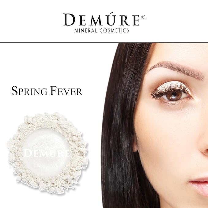 Demure Mineral Make Up (Snowflake) Eye Shadow, Shimmer Loose Powder, Professional Makeup