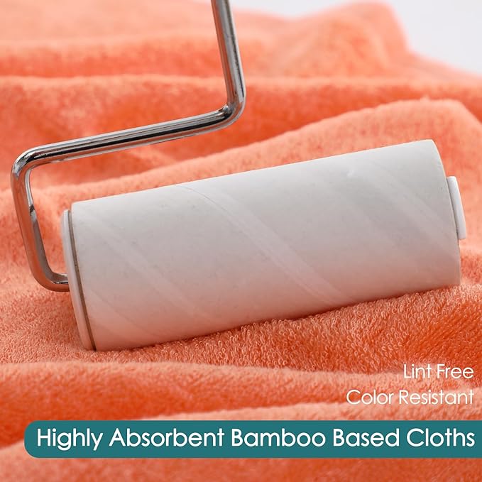 Wash Cloths 6 Pack, Super Soft and Gentle Face Towels on Sensitive Skin, 13x13 inch Large Bath Washcloths for Face and Body, Reusable Makeup Remover Eraser, Easy to Rinse White Facial Cleaning Cloths