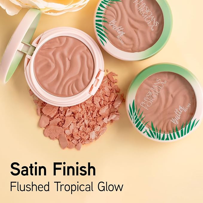 Physicians Formula Murumuru Butter Blush Vintage Rouge, Dermatologist Approved, Vegan