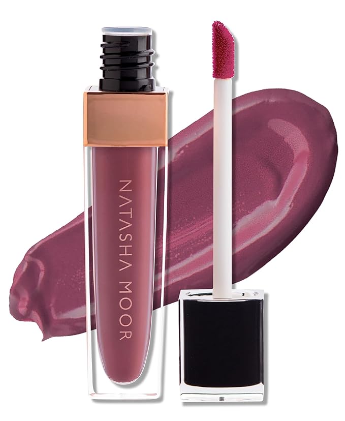 NATASHA MOOR: Molten Matte Liquid Lipstick - Long-Lasting, Hydrating, Matte Finish with Moisturizing Vitamin E - Waterproof, Kiss-Proof, Cruelty-Free - 12-Hour Stay Power - FIRE WITHIN