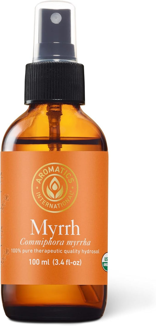 Aromatics International Myrrh Hydrosol 100ml | Resinous Aromatic Spray for Spaces