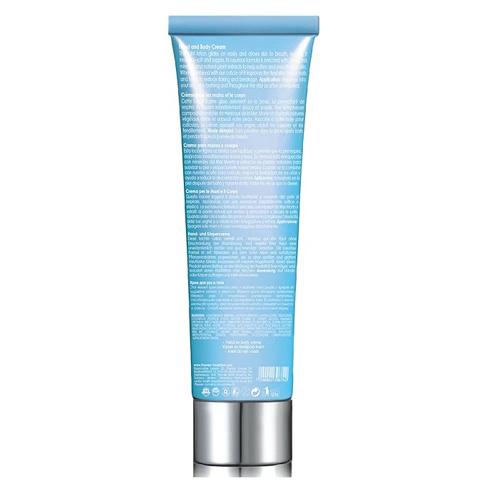 Premier Dead Sea Luxury Hand & Body Cream, hydrating, fast absorbing, no tackiness, relaxing, with witch hazel and vitamins 4.25fl.oz