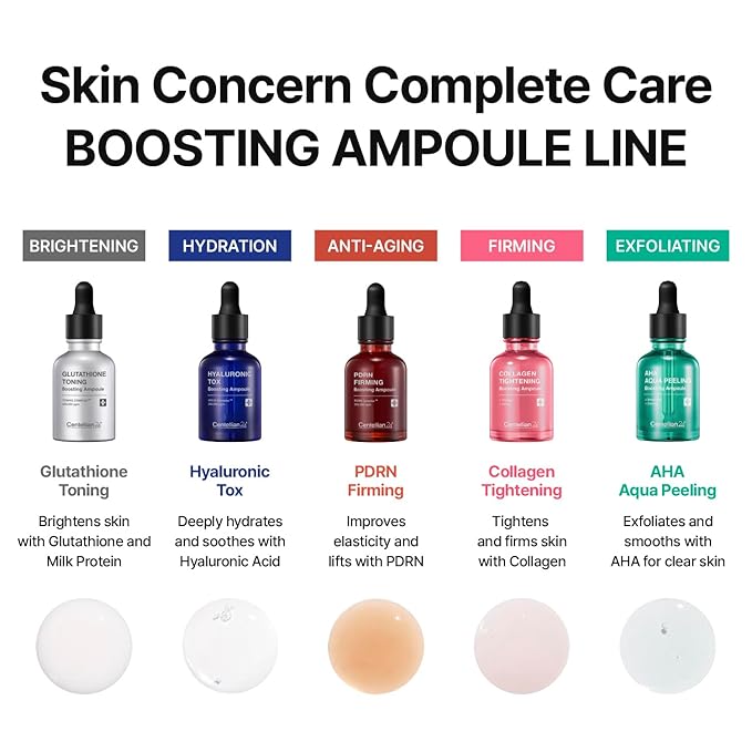 Centellian 24 Collagen Tightening Boosting Ampoule (1.01fl oz) - Firming & Lifting Serum with Low-Molecular Collagen, Deep Hydration & Skin Elasticity Boost, Korean Skin Care