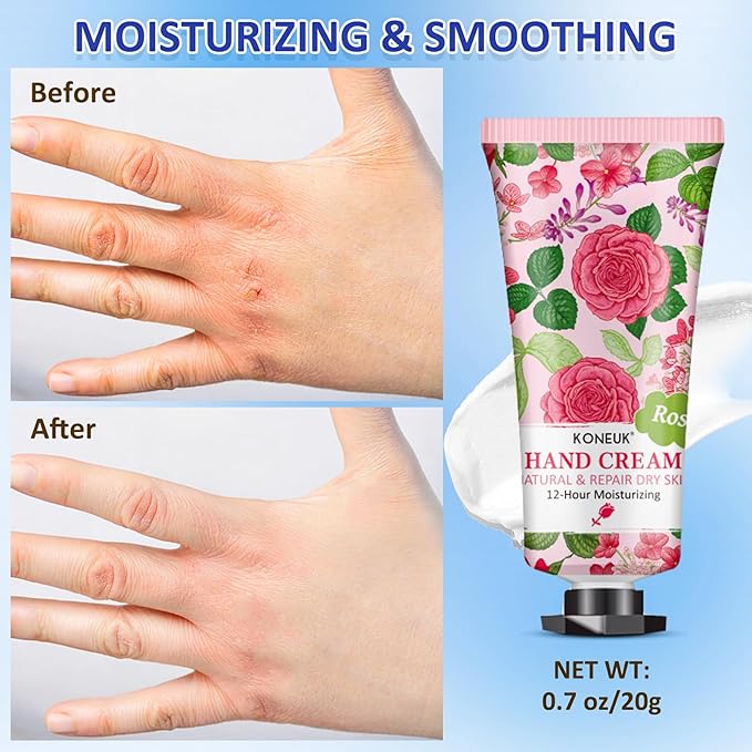 16 Pack Hand Cream Gifts Set, Bulk Hand Lotion Travel Size for Dry Cracked Hands, Hand Cream for Bridesmaid Gifts, Employee Appreciation Gifts, Birthday Gifts and Bridal Shower Gifts