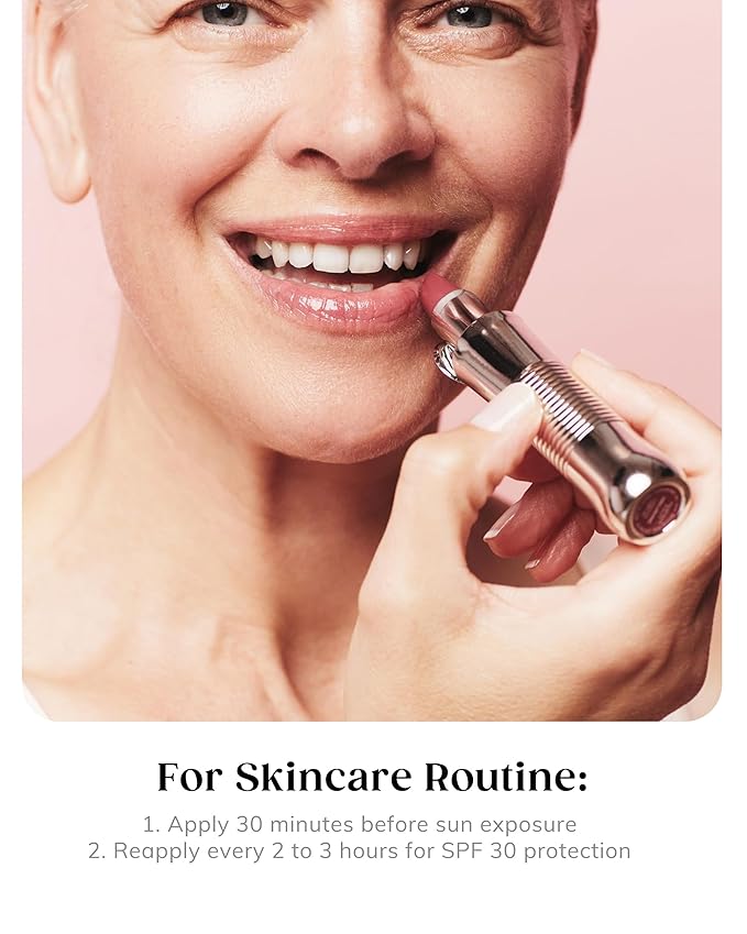 KAPLAN MD Perfect Pout Lipstick, Revitalizing Treatment + SPF 30 Sunscreen, 0.11 oz