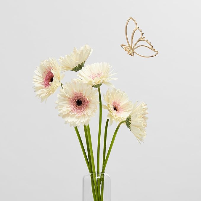 The Hair Edit Gilded Wing Clip - Extra Large Soft Gold Metal Butterfly Claw Clip