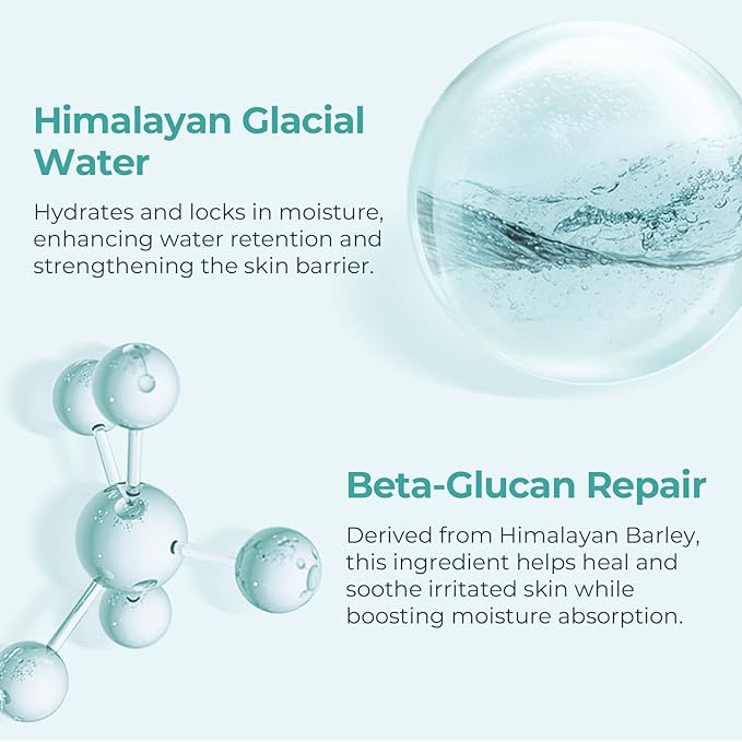 2-Step Panthenol Soothing Ampoule Mask (1.5ml+28mlx5PCS) - Hydrating Mask with Beta-Glucan & Panthenol for Soothing Skin Recovery