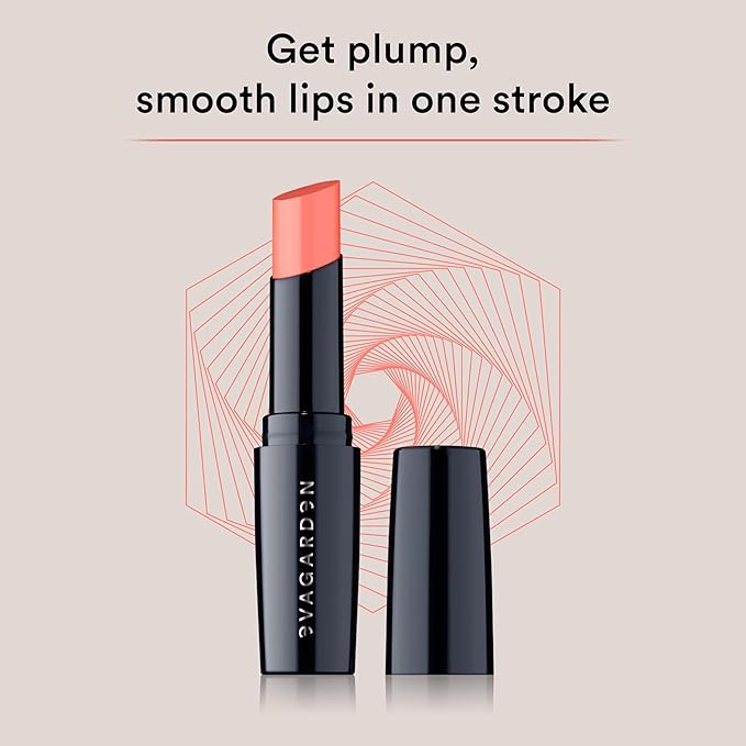 EVAGARDEN Pleasure Lipstick - Moisturizes and Nourishes - Protects with SPF - Soft Application Spreads Easily and Provides Smoothness - Gives Volume Effect and Bright Color - 662 Shell Pink - 0.1 oz