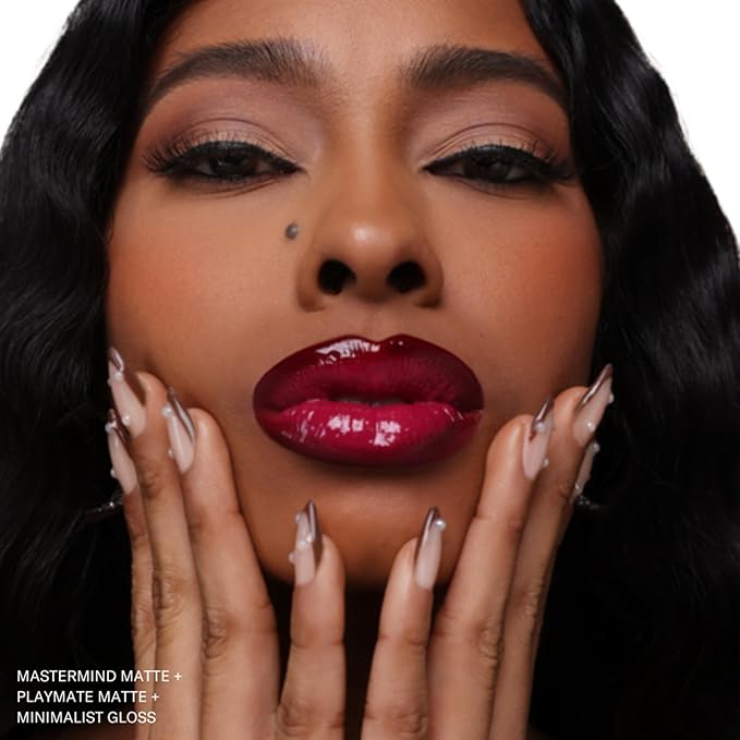 The Lip Bar - Nonstop Liquid Matte Lipstick, Fuchsia - Playmate (AKA Big Gretch) Electric Pink - Long Lasting - Jojoba Oil & Vitamin E - Vegan & Cruelty Free - Makeup - .24 fl oz - 2 Pack