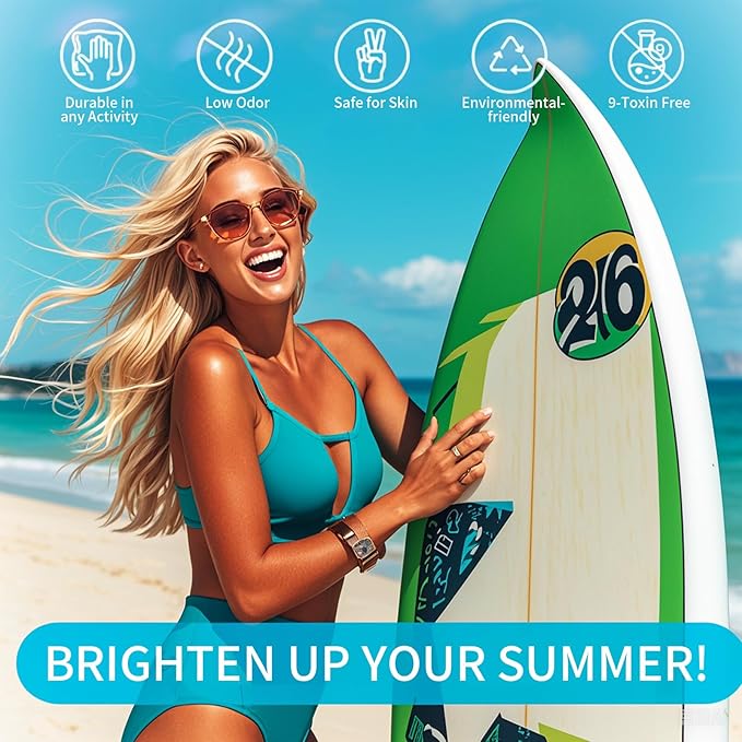 BORN PRETTY 6 Colors Shimmer Swirl Pacific Blue Glitter Blue Green Gel Polish Swirl Shell Thread Effect Soak Off Nail Art Design Salon Home Manicure Gift