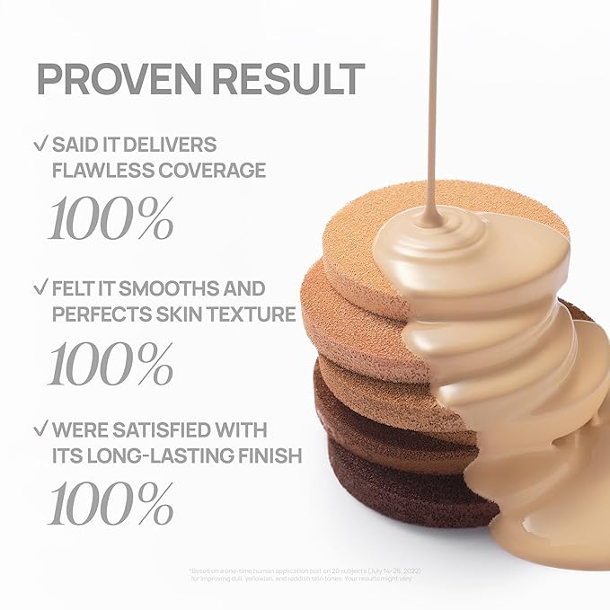 BANILA CO Covericious Ultimate Cover Cushion | Up to 100HR Long-Wear Foundation | 20 Shades for All Skin Tones | Matte & Lightweight Finish | Korean Cushion Foundation (14g / 0.49 oz), 34C HAZELNUT