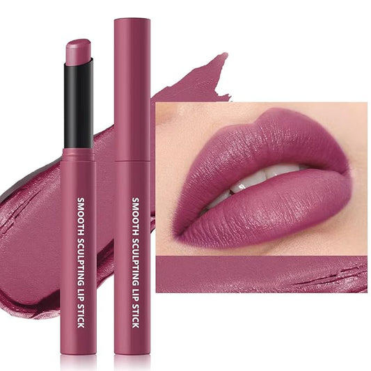 Matte Lipstick For Women Girls 24Hr Wear Waterproof Long Lasting Hypoallergenic Lipsticks - Lightweight Non-Drying, Fade-Resistant Formula 12 Trendy Colors for Daily Use Vegan & Cruelty-Free 09