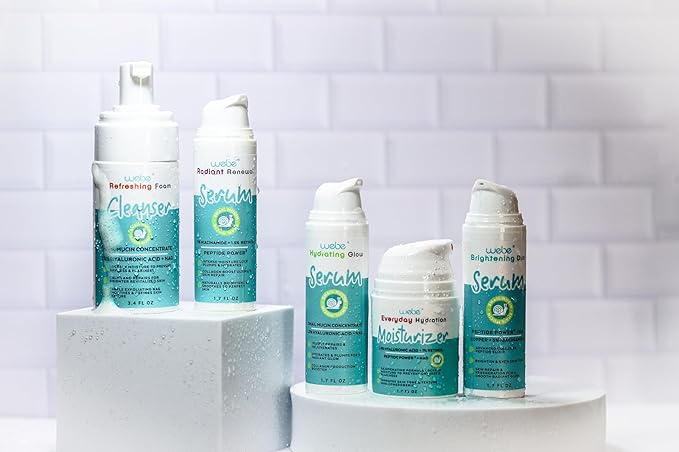 WEBE Hydration Snail Mucin Moisturizer – Advanced Anti-Aging Cream with Hyaluronic Acid, Retinol & Peptides | Deeply Hydrating, Firming & Rejuvenating Face Cream for Radiant, Healthy Skin