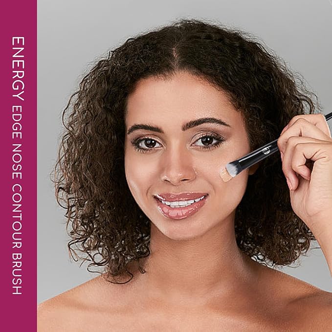 ENERGY Concealer Brush– Angled Synthetic Bristles for Seamless Under Eye Coverage, Spot Blemish Corrector, Nose Contours,Precision Makeup Brush for Liquid Cream Concealer Application