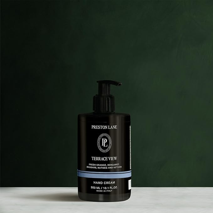 Preston Lane The Hand Cream, Non-Greasy Moisturizer, Nourishing, Essential Oils & Hyaluronic Acid