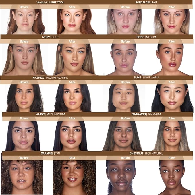 Rachel Couture Lightweight Liquid Foundation with Buildable Coverage & Matte Finish | Vegan & Cruelty-Free | Skin-Nourishing Arnica Extract Infusion - 1.18 Fl Oz - Vanilla