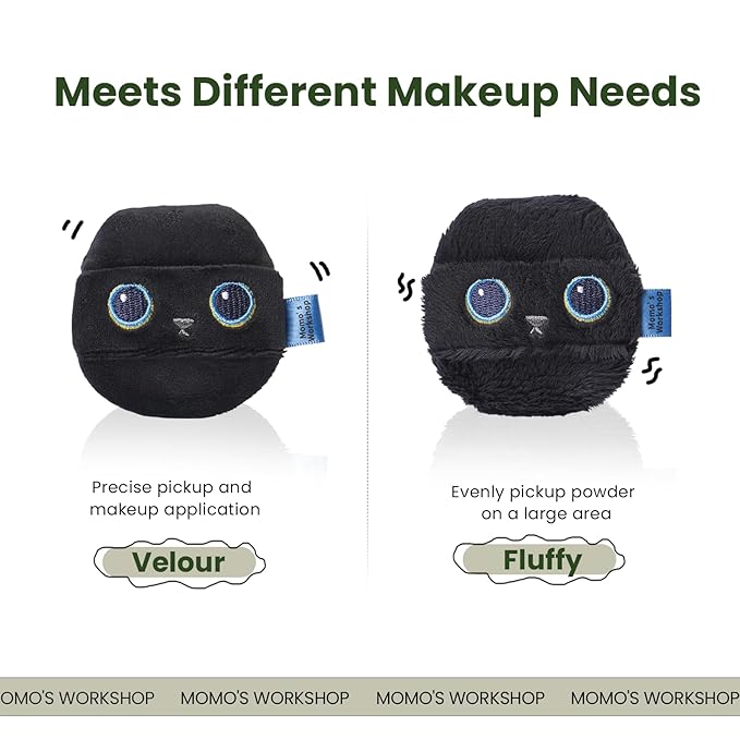 Face Fluffy Powder Puff,Soft Plush Setting Powder Puff, Large Velour Makeup Puff for Loose Or Pressed Powders,Round Cosmetic Puff, Beauty Makeup Tool,1pcs